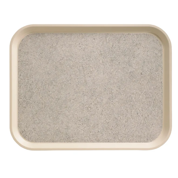 Cambro 1418VC380 I Non-Slip Versa Camtray I 360x460mm I Ivory w/ Sahara I Case of 12