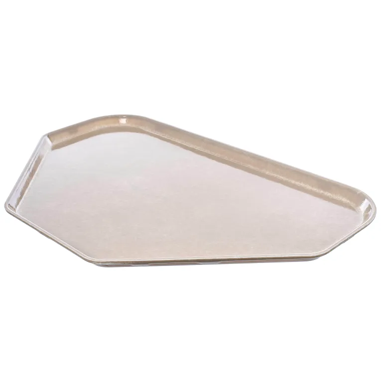 Cambro 1422TR101 I Camtray Trapezoid Tray I 355x560mm I Antique Parchment I Case of 12