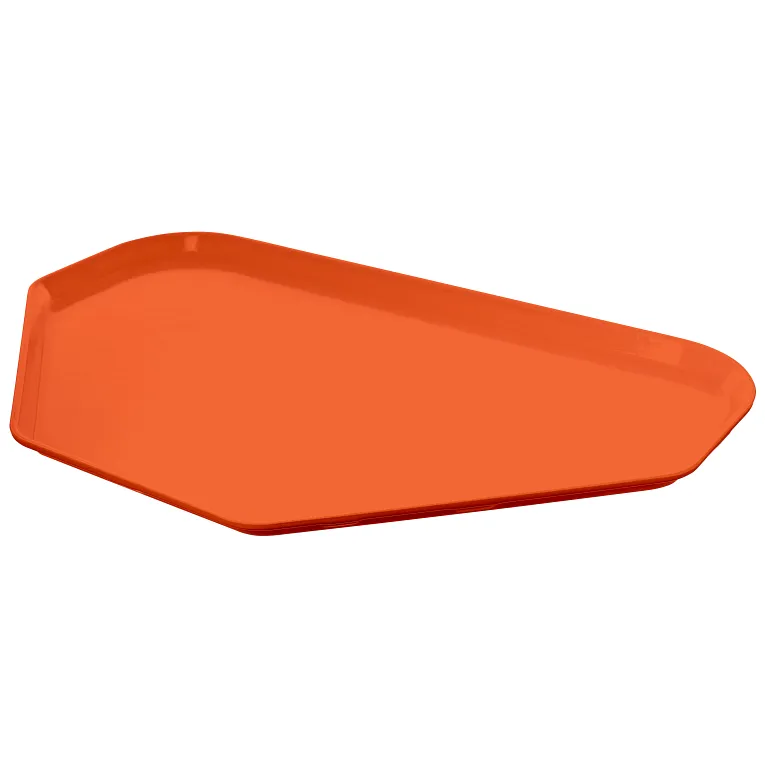 Cambro 1422TR220 I Camtray Trapezoid Tray I 355x560mm I Citrus Orange I Case of 12