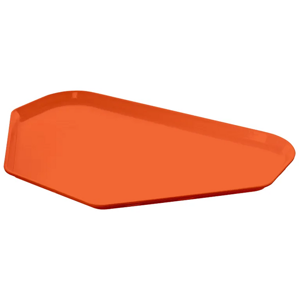 Cambro 1422TR220 I Camtray Trapezoid Tray I 355x560mm I Citrus Orange I Case of 12