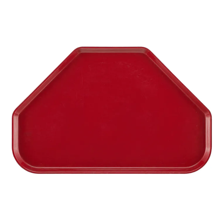 Cambro 1422TR221 I Camtray Trapezoid Tray I 355x560mm I Ever Red I Case of 12