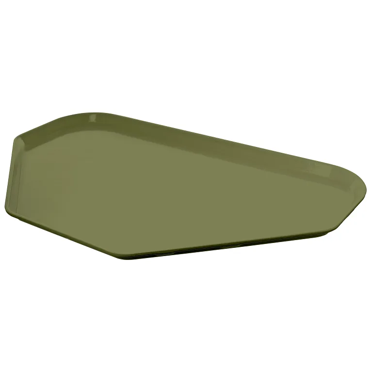 Cambro 1422TR428 I Camtray Trapezoid Tray I 355x560mm I Olive Green I Case of 12
