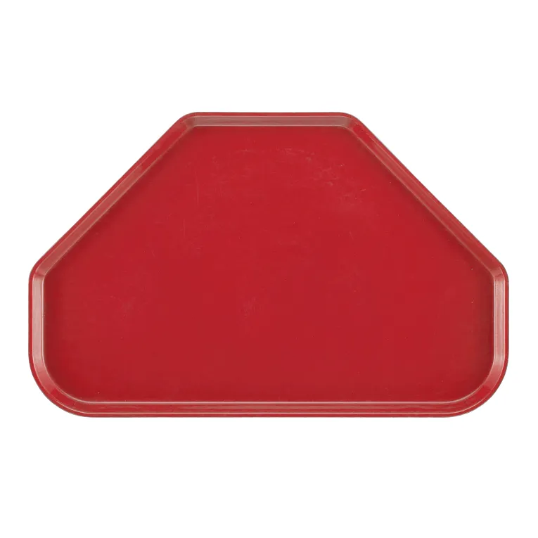Cambro 1422TR510 I Camtray Trapezoid Tray I 355x560mm I Signal Red I Case of 12