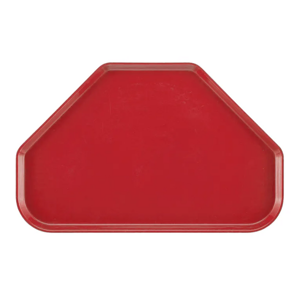 Cambro 1422TR510 I Camtray Trapezoid Tray I 355x560mm I Signal Red I Case of 12