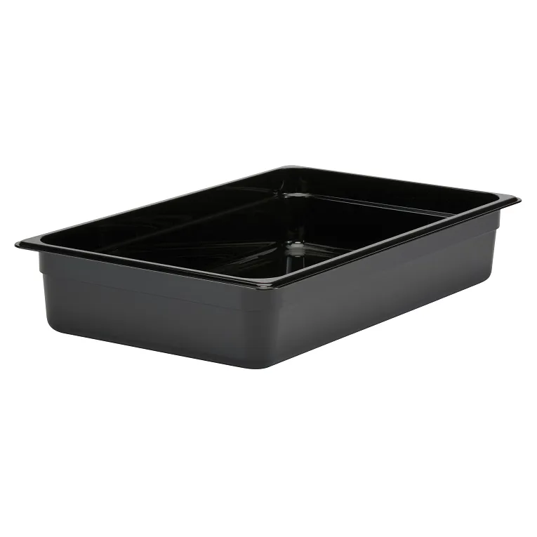 Cambro 14CW110 I GN 1/1 Food pan 100 mm Deep I 13 L I Black I Case of 6