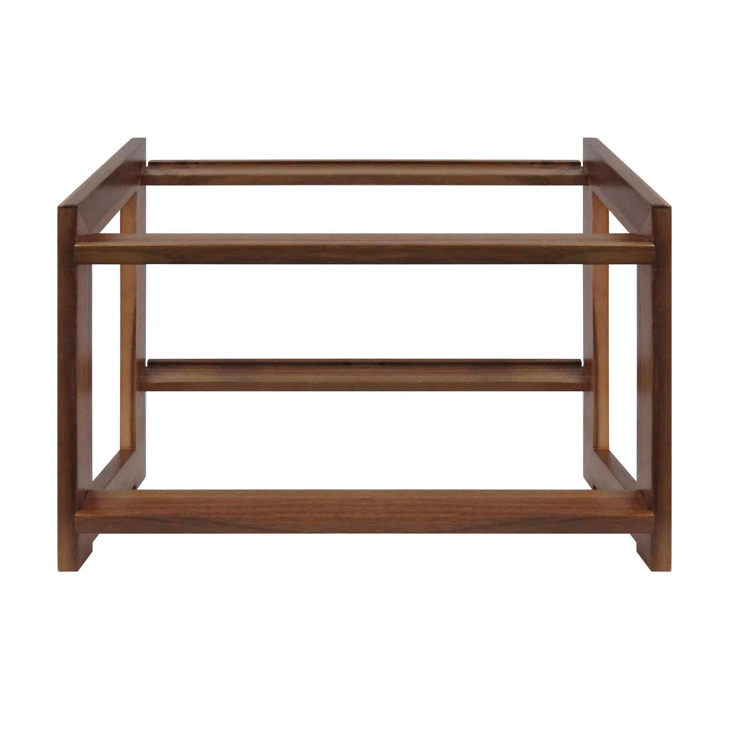 Smith & Hubble Elevate SH-ELPS11-W | GN 1/1 Two-tier | Pastry Stand | Timber Frame to Fit Trays | Coastal Beech Colour