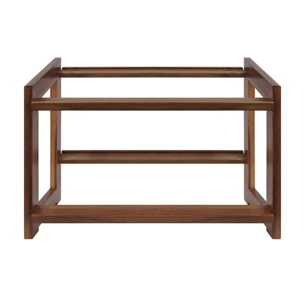 Smith & Hubble Elevate SH-ELPS11-W | GN 1/1 Two-tier | Pastry Stand | Timber Frame to Fit Trays | Coastal Beech Colour