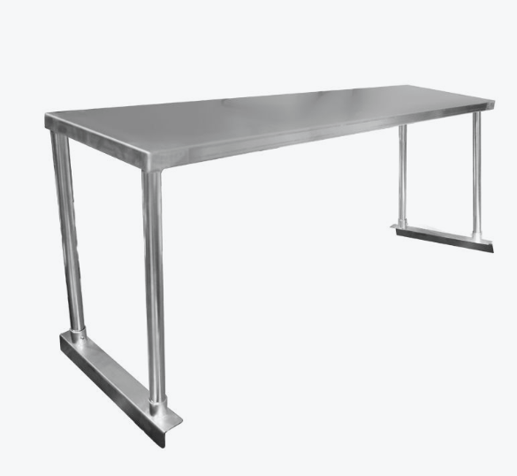 F.E.D 1500-WBO1 I Single Tier I Stainless Steel I Overshelf for Workbench I Stainless Steel Overshelf
