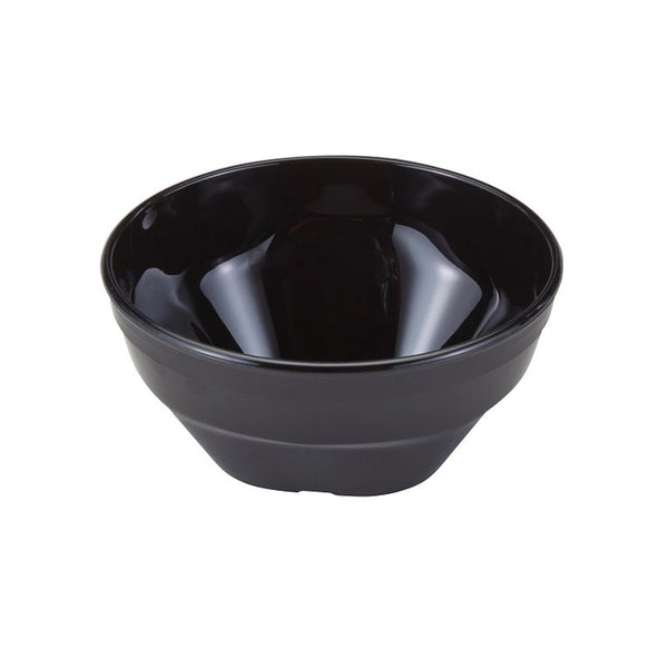 Cambro 150CW110 I Camwear Large Bowl w/ Square Base I 494 mL (16.7 oz) I Black I Case of 48