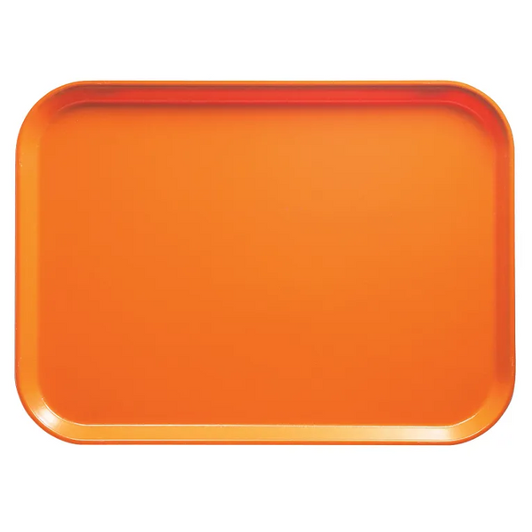 Cambro 1520222 I Camtray Rectangular Tray I 380x515mm I Orange Pizazz I Case of 12