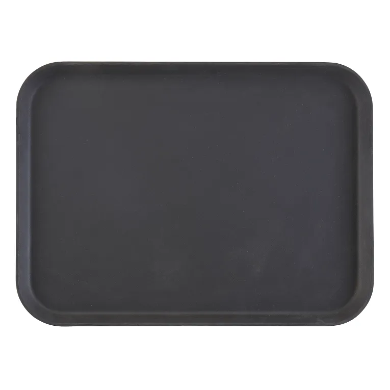 Cambro 1520CT110 I Camtread Rectangular Trays I 38 x 51.5 cm I Black I Case of 12