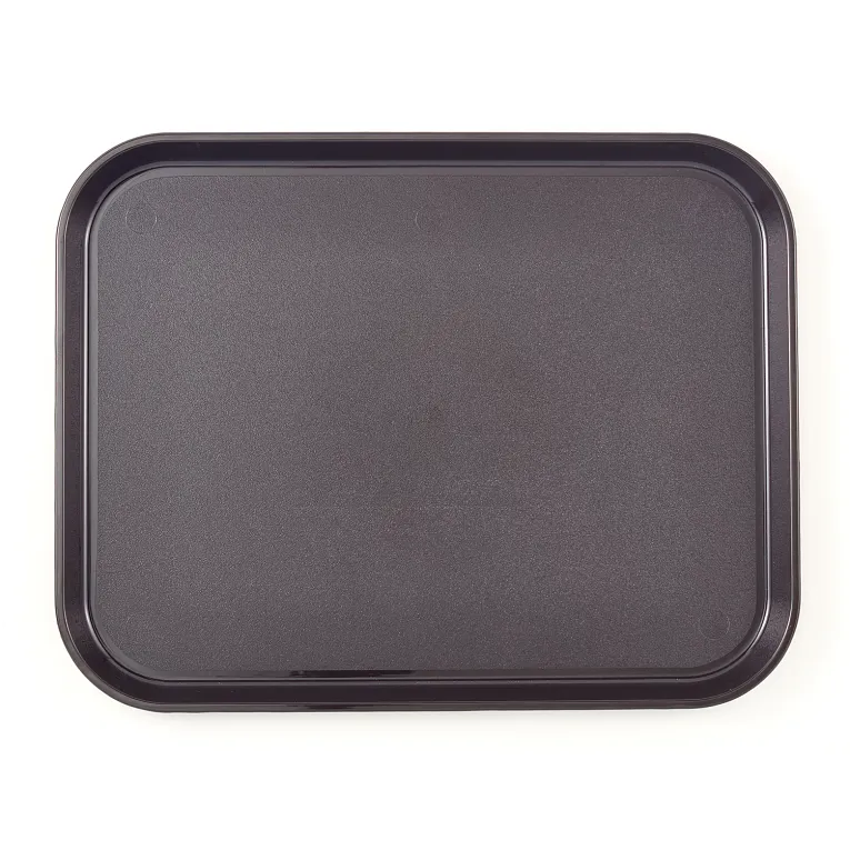 Cambro 1520CWNS485 I Camwear Non-Slip Polycarbonate Tray I 380x510mm I Smoked Metal I Case of 12