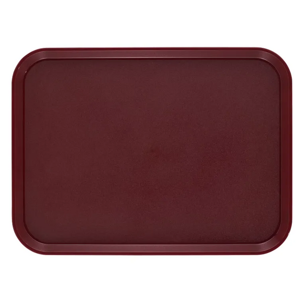Cambro 1520CWNS488 I Camwear Non-Slip Polycarbonate Tray I 380x510mm I Dark Cranberry I Case of 12