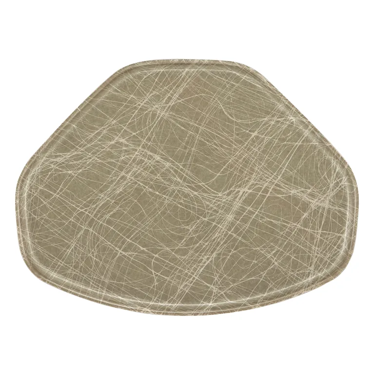 Cambro 1520TR215 I Camtray Trapezoid Tray I 370x495mm I Abstract Gray I Case of 12
