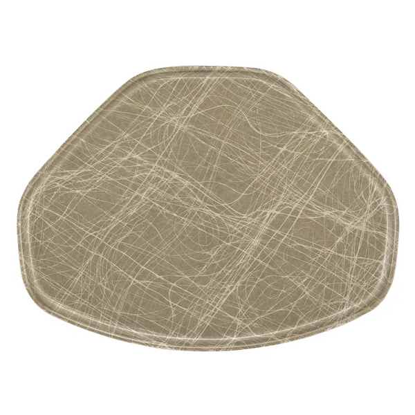Cambro 1520TR215 I Camtray Trapezoid Tray I 370x495mm I Abstract Gray I Case of 12