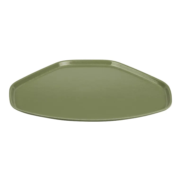 Cambro 1520TR428 I Camtray Trapezoid Tray I 370x495mm I Olive Green I Case of 12