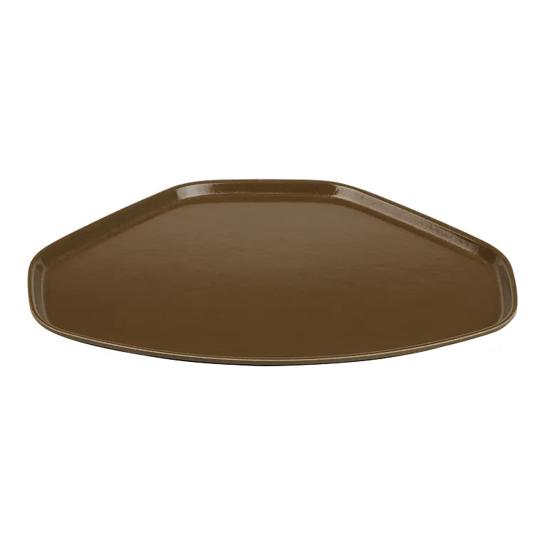 Cambro 1520TR513 I Camtray Trapezoid Tray I 370x495mm I Bayleaf Brown I Case of 12