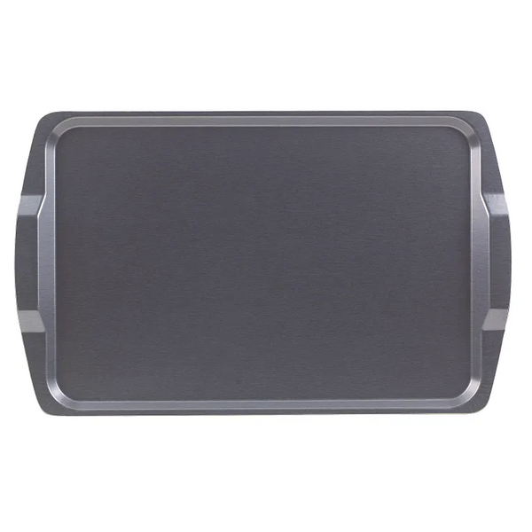 Cambro 1525RST612 I Hotel Room Service Tray I Brushed Steel I Case of 12