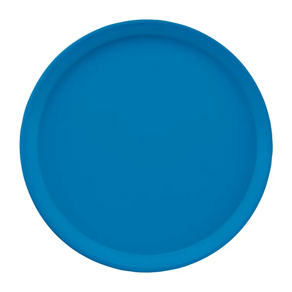 Cambro 1550105 I Camtray Round Tray I 16" (405 mm) Low Profile I Horizon Blue I Case of 12