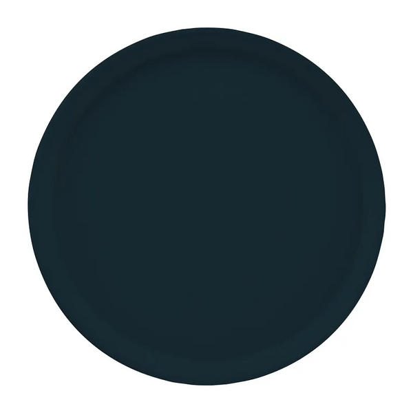 Cambro 1550110 I Camtray Round Tray I 16" (405 mm) Low Profile I Black I Case of 12