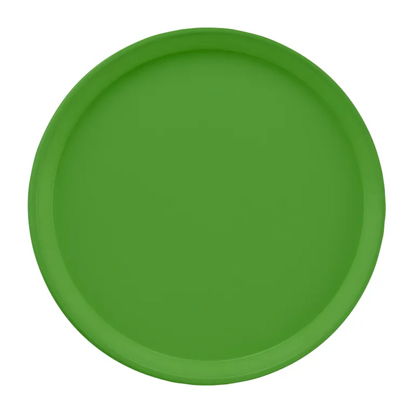 Cambro 1550113 I Camtray Round Tray I 16" (405 mm) Low Profile I Lime-ade I Case of 12