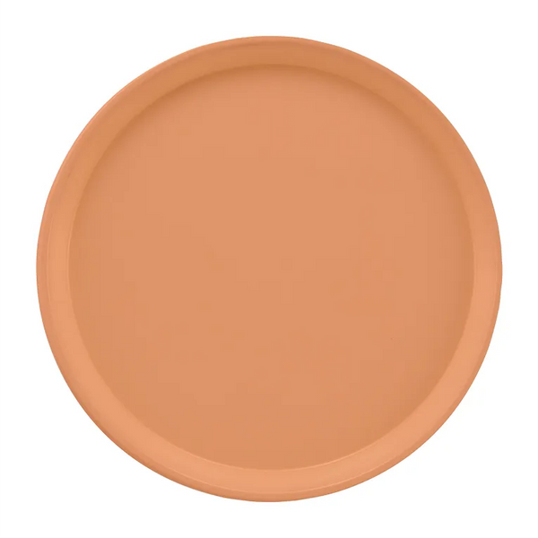 Cambro 1550117 I Camtray Round Tray I 16" (405 mm) Low Profile I Dark Peach I Case of 12