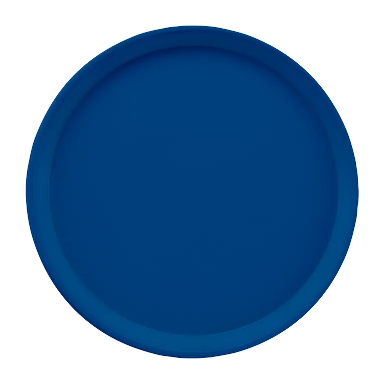 Cambro 1550123 I Camtray Round Tray I 16" (405 mm) Low Profile I Amazon Blue I Case of 12