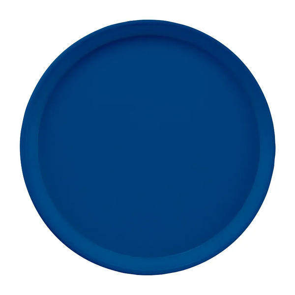 Cambro 1550123 I Camtray Round Tray I 16" (405 mm) Low Profile I Amazon Blue I Case of 12
