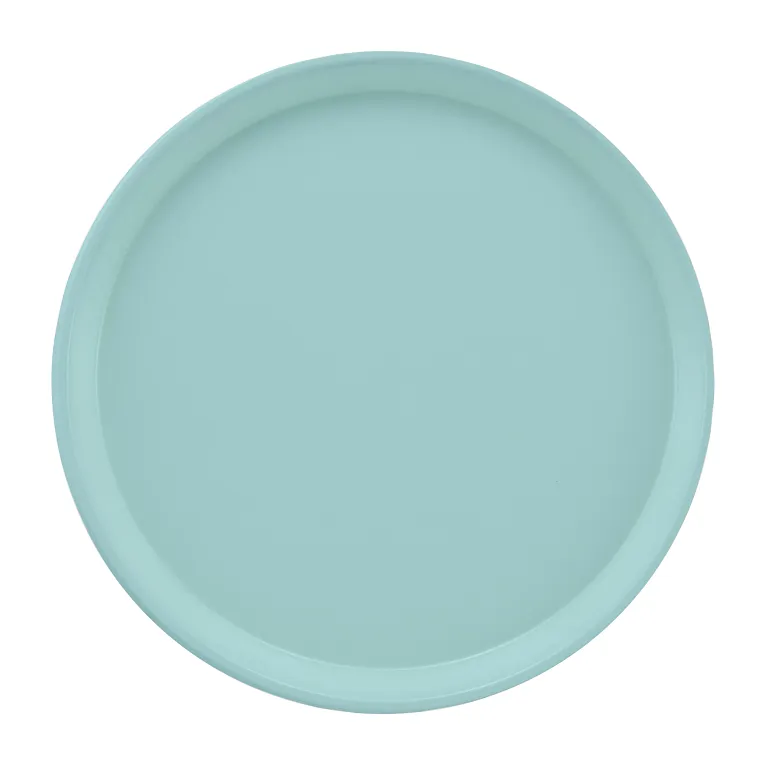 Cambro 1550177 I Camtray Round Tray I 16" (405 mm) Low Profile I Sky Blue I Case of 12