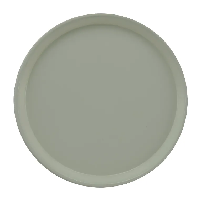 Cambro 1550199 I Camtray Round Tray I 16" (405 mm) Low Profile I Taupe I Case of 12