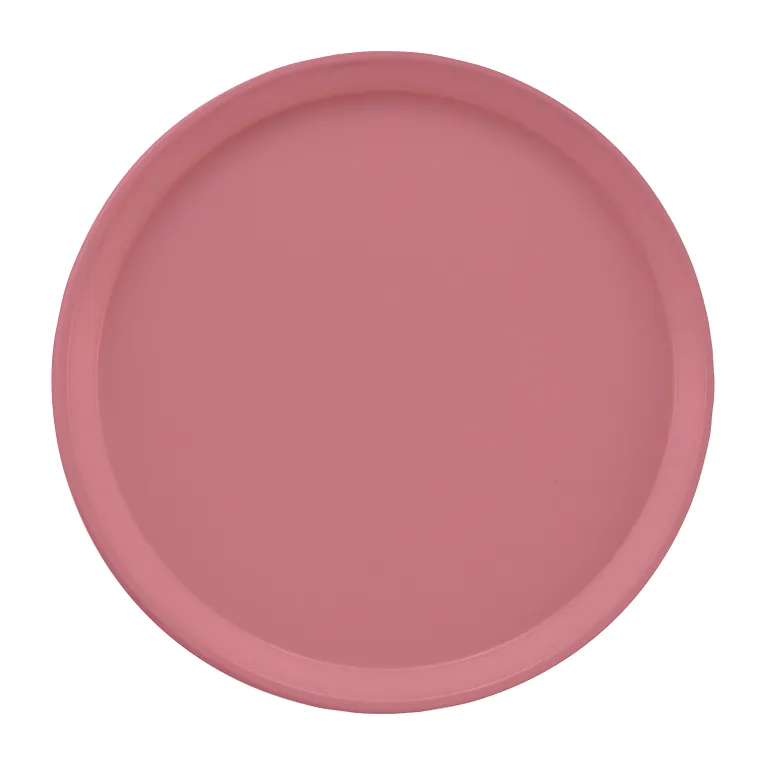Cambro 1550409 I Camtray Round Tray I 16" (405 mm) Low Profile I Blush I Case of 12