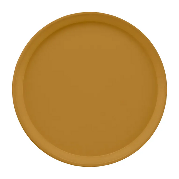 Cambro 1550514 I Camtray Round Tray I 16" (405 mm) Low Profile I Earthen Gold I Case of 12