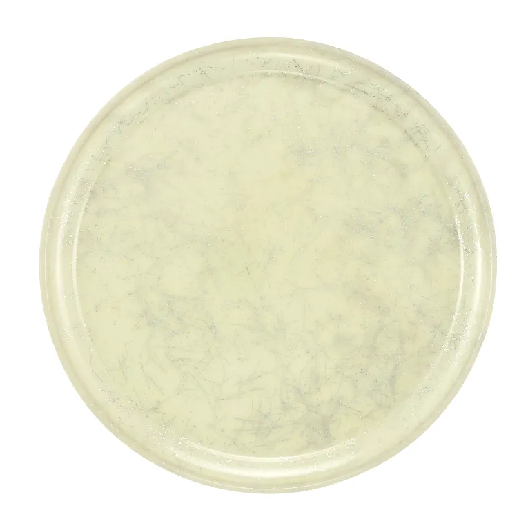 Cambro 1550531 I Camtray Round Tray I 16" (405 mm) Low Profile I Galaxy Antique Parchment Silver I Case of 12