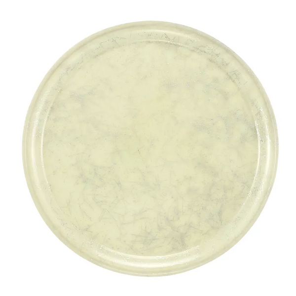 Cambro 1550531 I Camtray Round Tray I 16" (405 mm) Low Profile I Galaxy Antique Parchment Silver I Case of 12