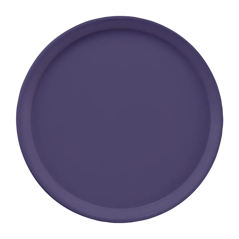 Cambro 1550551 I Camtray Round Tray I 16" (405 mm) Low Profile I Grape I Case of 12