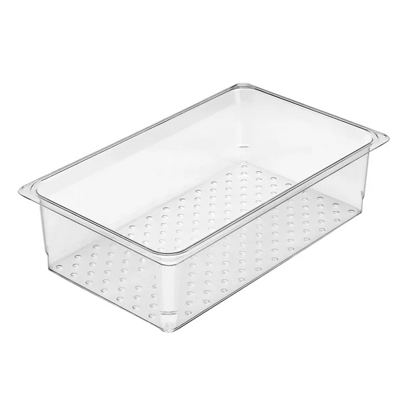 Cambro 15CLRCW I GN 1/1 Colander Food Pans 127 mm Deep I Clear I Case of 6