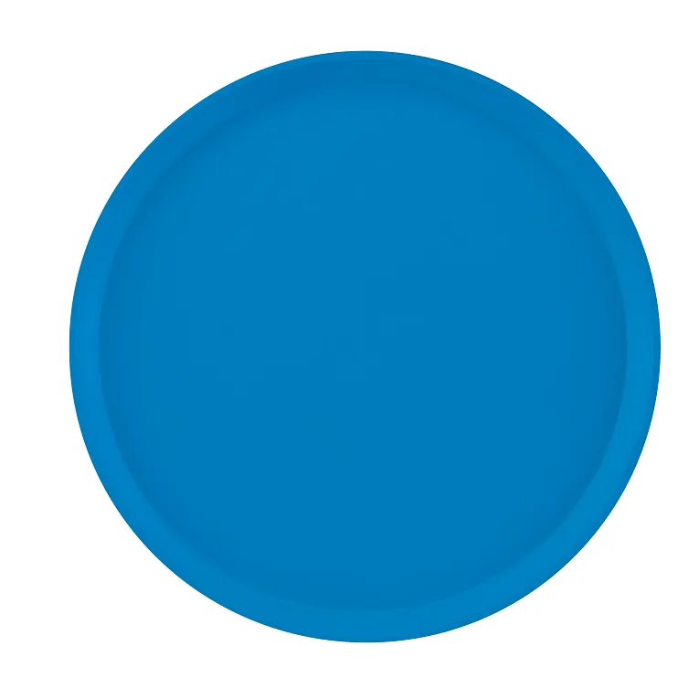 Cambro 1600105 I Camtray Round Tray I 16" (405 mm) I Horizon Blue I Case of 12