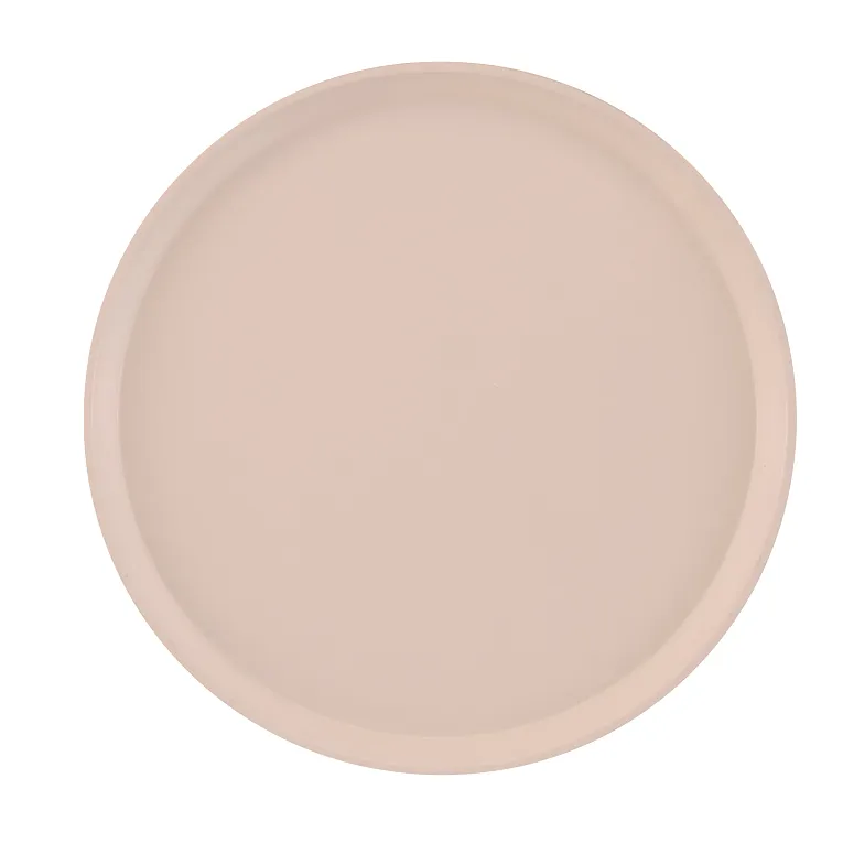Cambro 1600106 I Camtray Round Tray I 16" (405 mm) I Light Peach I Case of 12