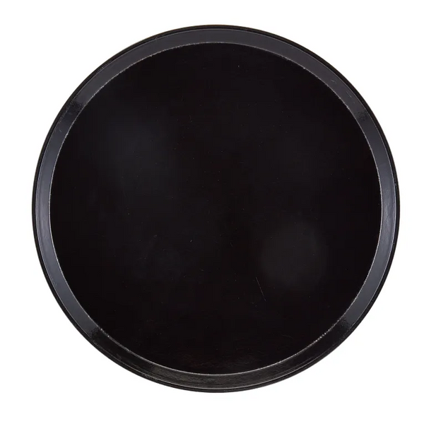 Cambro 1600110 I Camtray Round Tray I 16" (405 mm) I Black I Case of 12