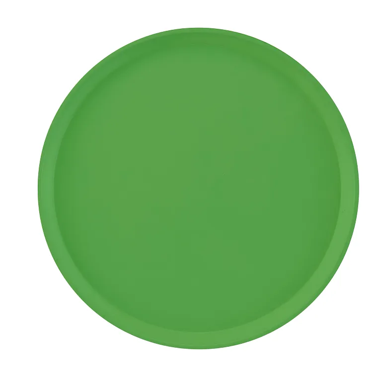 Cambro 1600113 I Camtray Round Tray I 16" (405 mm) I Lime-ade I Case of 12