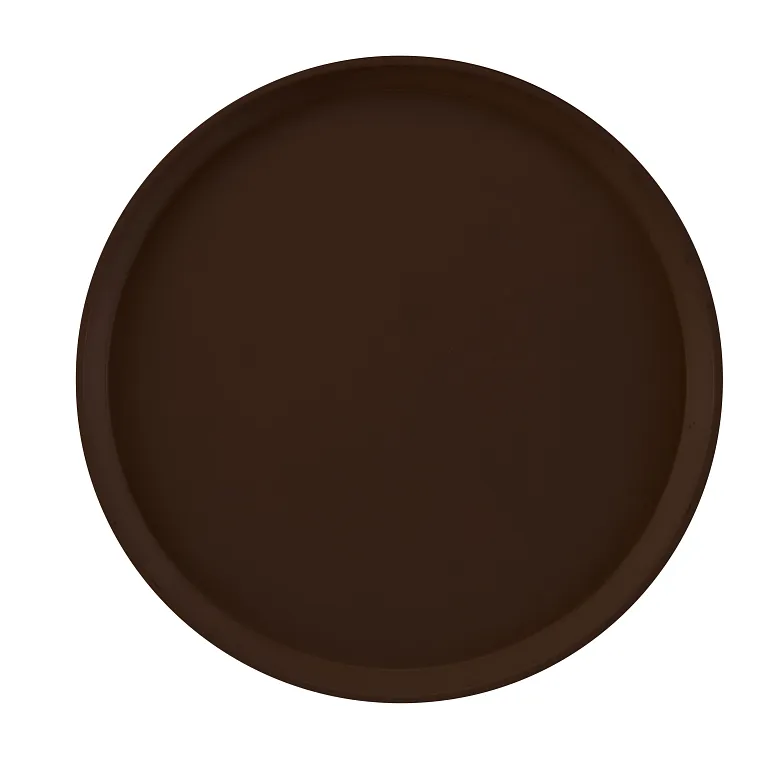 Cambro 1600116 I Camtray Round Tray I 16" (405 mm) I Brazil Brown I Case of 12