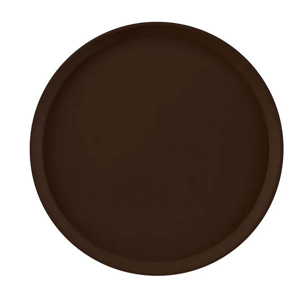 Cambro 1600116 I Camtray Round Tray I 16" (405 mm) I Brazil Brown I Case of 12