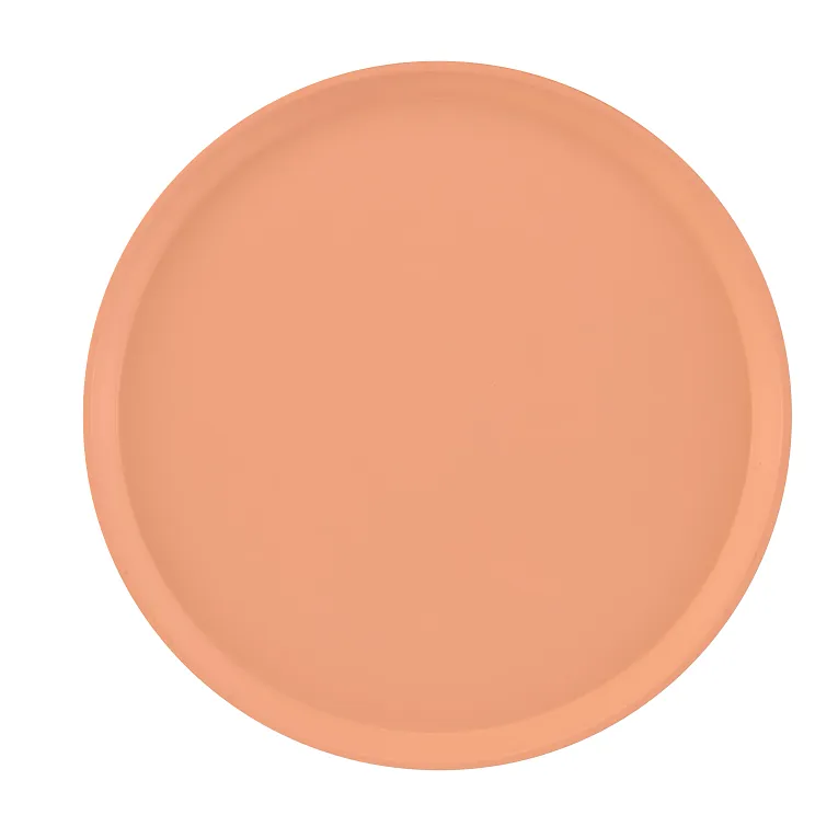 Cambro 1600117 I Camtray Round Tray I 16" (405 mm) I Dark Peach I Case of 12