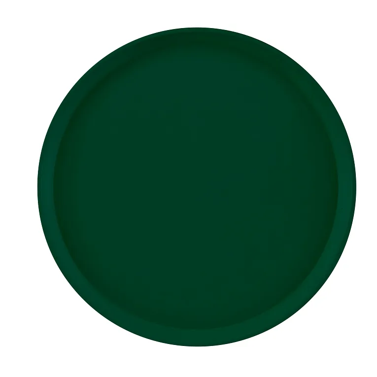 Cambro 1600119 I Camtray Round Tray I 16" (405 mm) I Sherwood Green I Case of 12