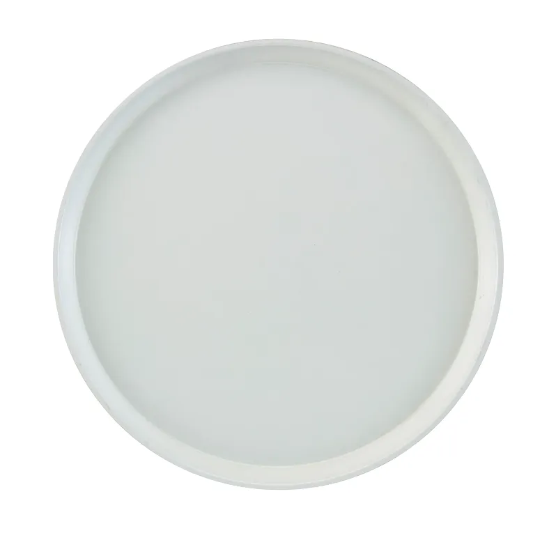 Cambro 1600148 I Camtray Round Tray I 16" (405 mm) I White I Case of 12