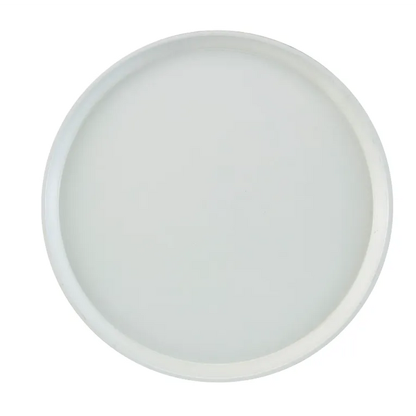 Cambro 1600148 I Camtray Round Tray I 16" (405 mm) I White I Case of 12