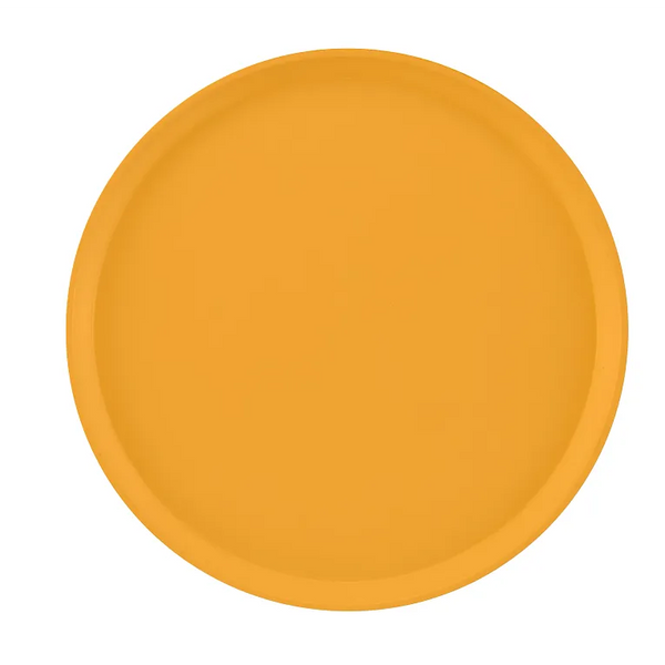 Cambro 1600171 I Camtray Round Tray I 16" (405 mm) I Tuscan Gold I Case of 12