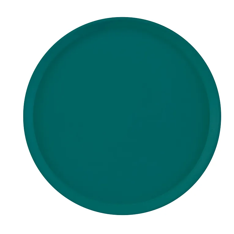 Cambro 1600401 I Camtray Round Tray I 16" (405 mm) I Slate Blue I Case of 12