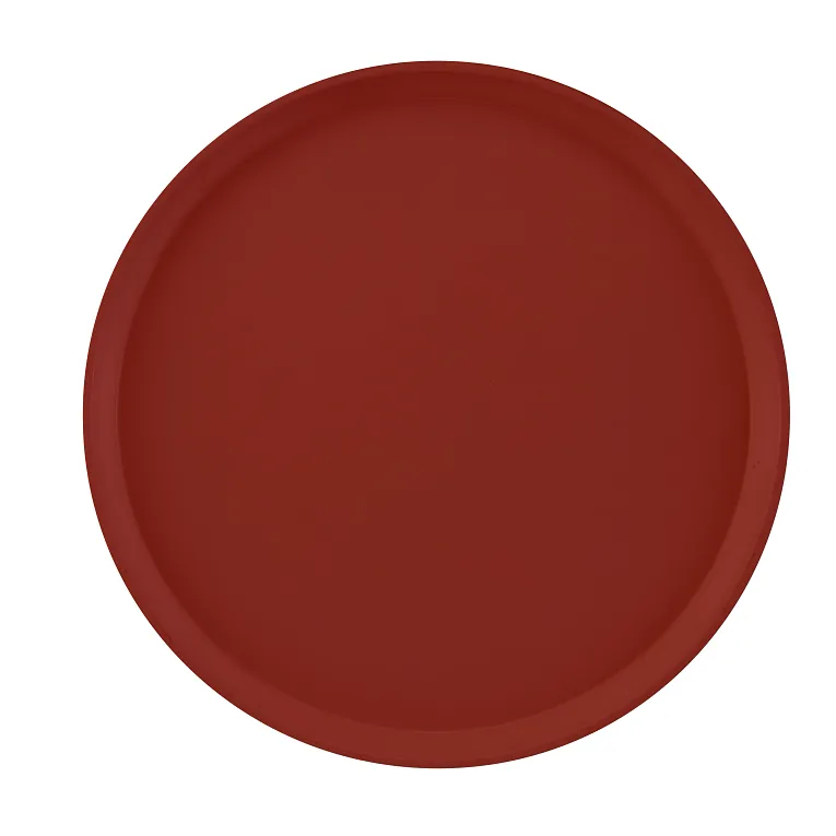 Cambro 1600501 I Camtray Round Tray I 16" (405 mm) I Real Rust I Case of 12