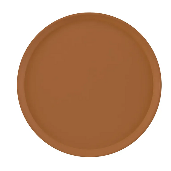 Cambro 1600508 I Camtray Round Tray I 16" (405 mm) I Suede Brown I Case of 12
